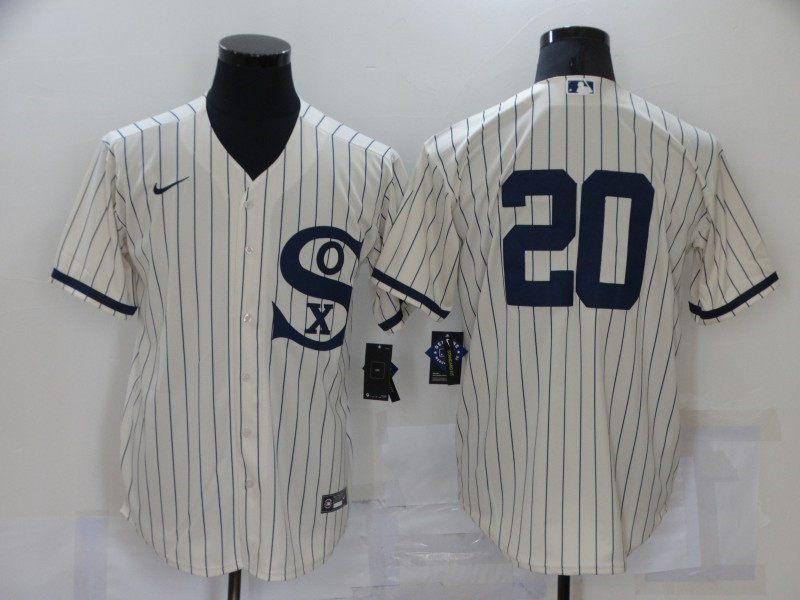 White Sox 20 Danny Mendick Cream Nike 2021 Field Of Dreams Cool Base Jersey