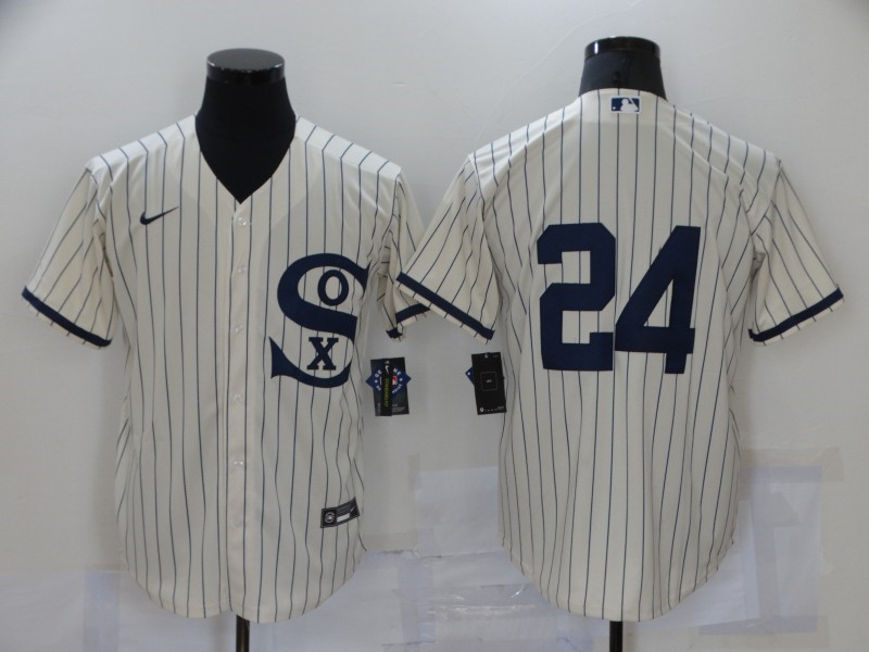 White Sox 24 Yasmani Grandal Cream Nike 2021 Field Of Dreams Cool Base Jersey