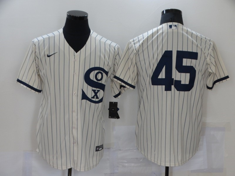 White Sox 45 Jordan Cream Nike 2021 Field Of Dreams Player Cool Base Jersey