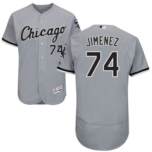 White Sox 74 Eloy Jimenez Gray Flexbase Jersey