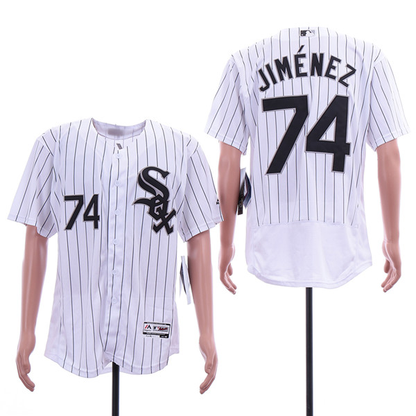 White Sox 74 Eloy Jimenez White Flexbase Jersey