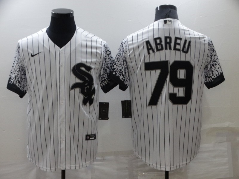 White Sox 79 Jose Abreu White Nike Drift Fashion Cool Base Jersey