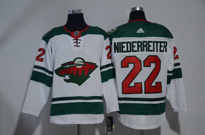 Wild 22 Nino Niederreiter White  Jersey