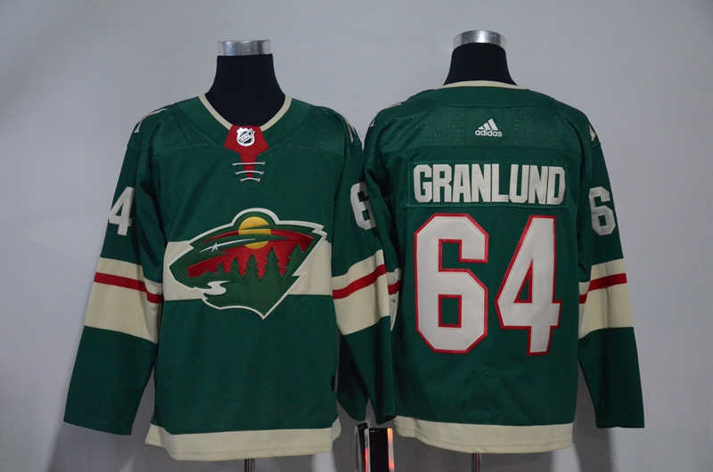 Wild 64 Mikael Granlund Green  Jersey