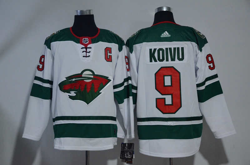 Wild 9 Mikko Koivu White  Jersey