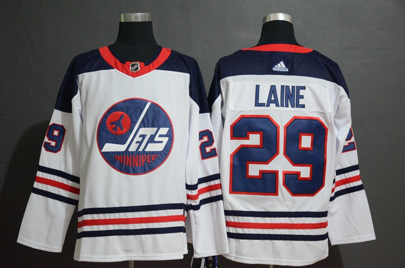 Winnipeg Jets 29 Patrik Laine White Breakaway Heritage  Jersey