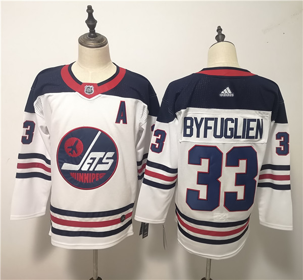 Winnipeg Jets 33 Dustin Byfuglien White Breakaway Heritage  Jersey