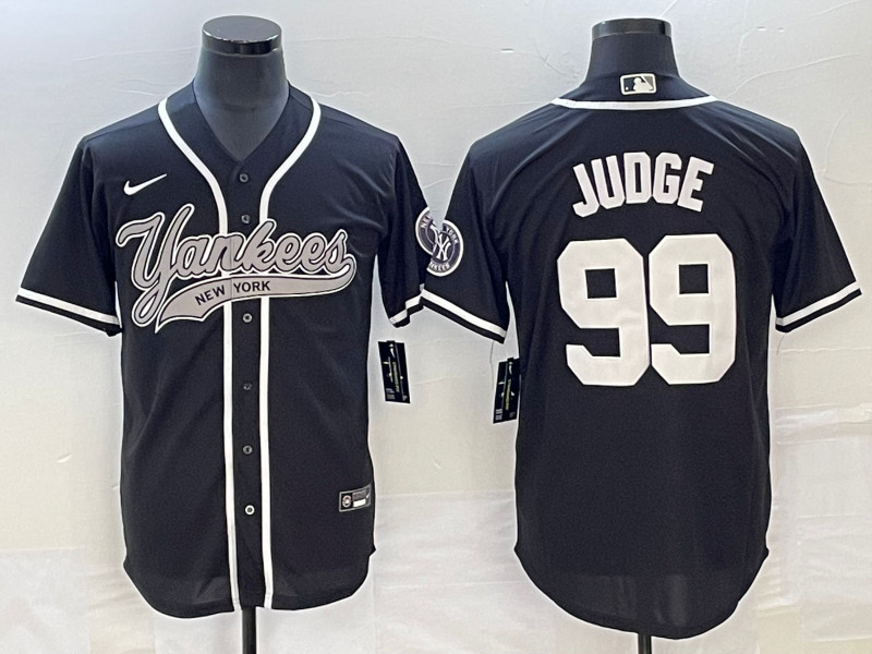 Yankees 99 Aaron Judge Black Cool Base Jersey