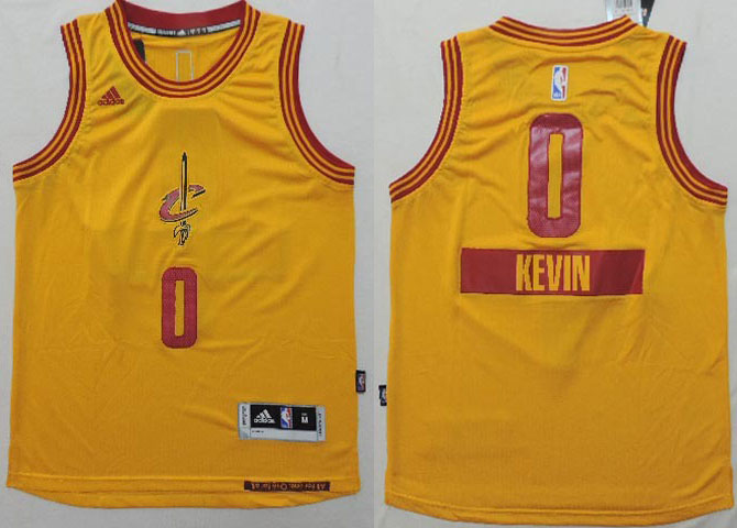 Youth 2014 15 Christmas Day jersey Cleveland Cavaliers 0 Kevin Love  Gold Swingman Alternate Youth Jersey