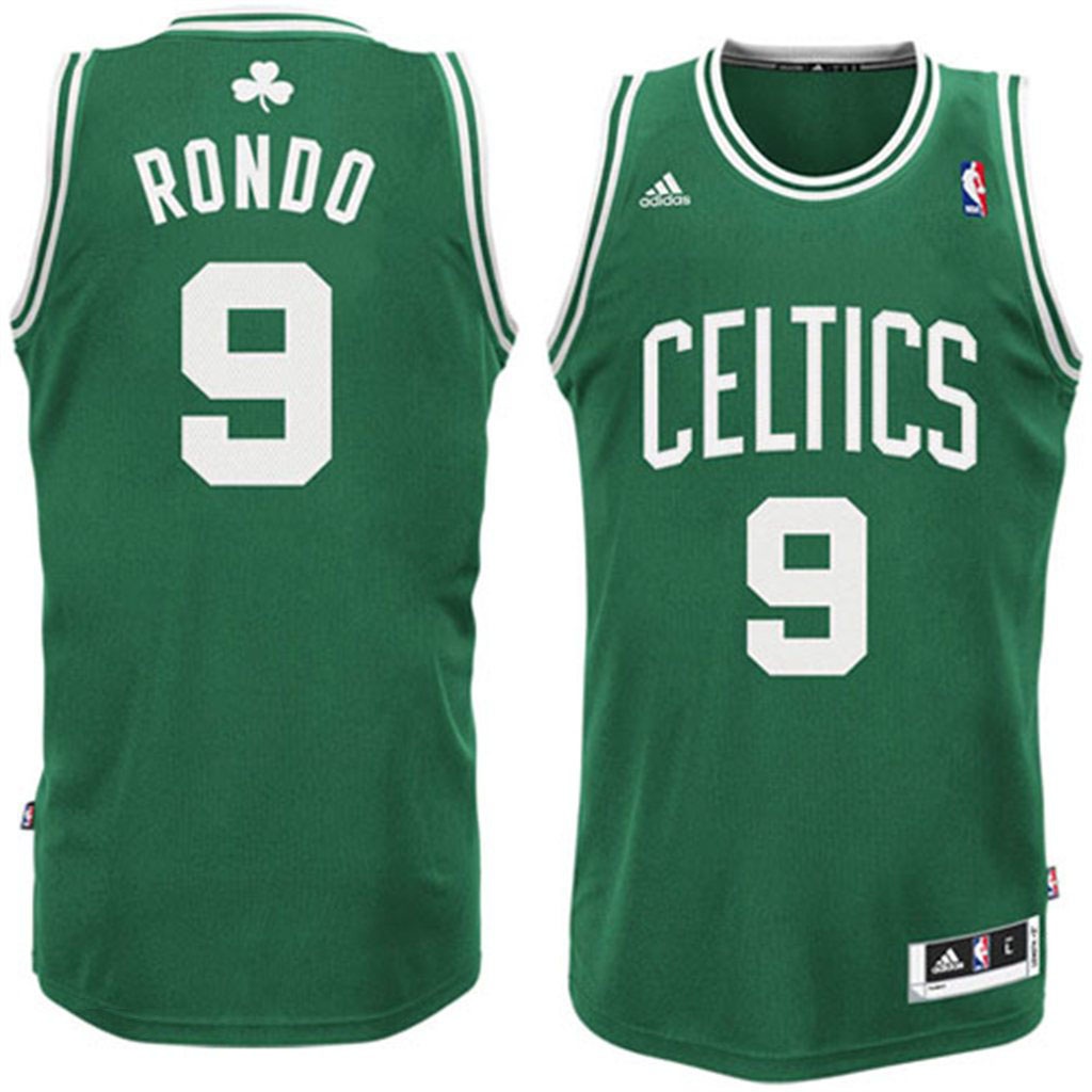Youth Boston Celtics 9 Rajon Rondo Revolution 30 Swingman Kelly Green Jersey