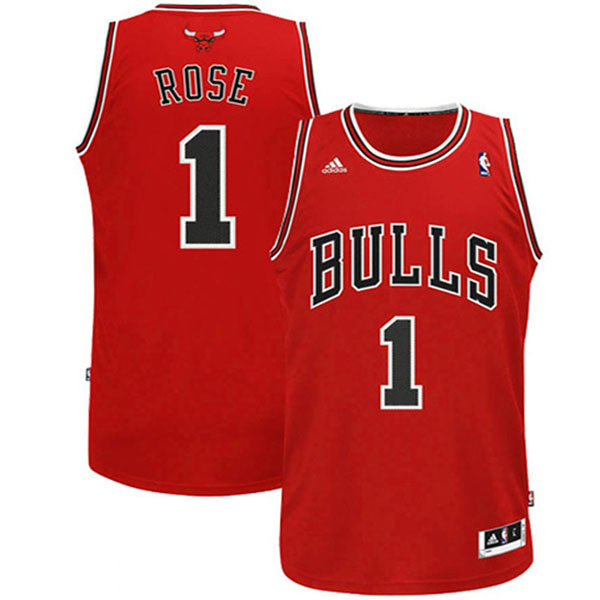 Youth Chicago Bulls 1 Derrick Rose Revolution 30 Swingman Red Jersey