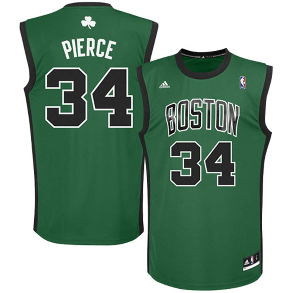 Paul Pierce Boston Celtics Revolution 30 Green Jersey Black Number