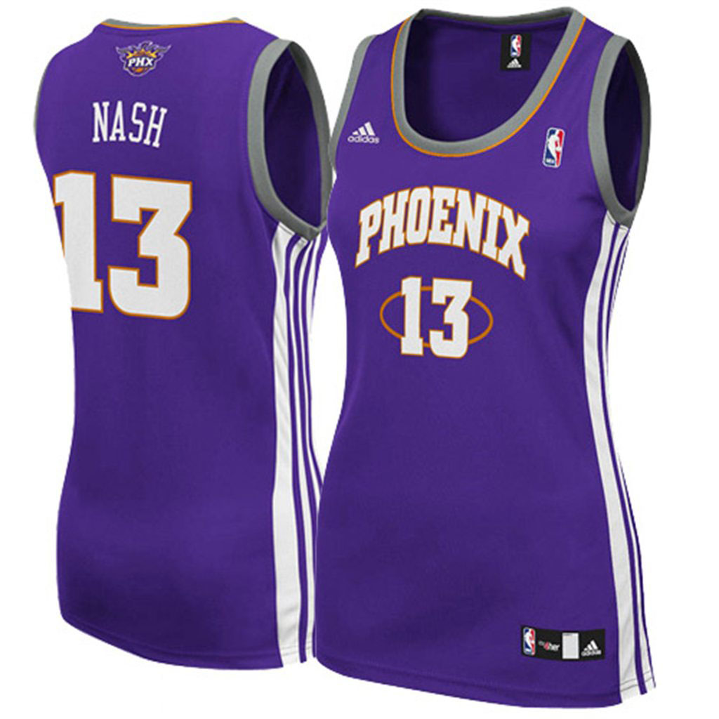 Steve Nash Phoenix Suns Women's Purple Jersey