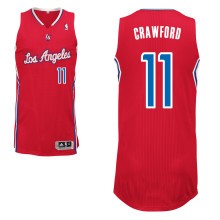 Los Angeles Clippers #11 Jamal Crawford Revolution 30 Swingman Road Red Jersey