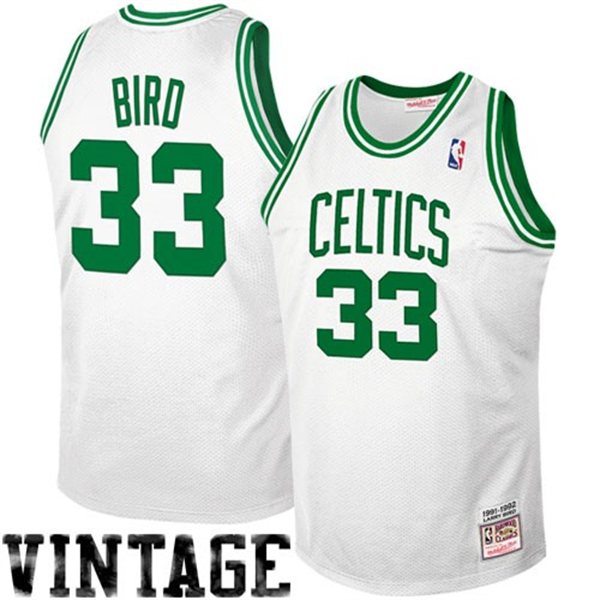 Boston Celtics #33 Larry Bird 1992 Authentic Hardwood Classics Jersey