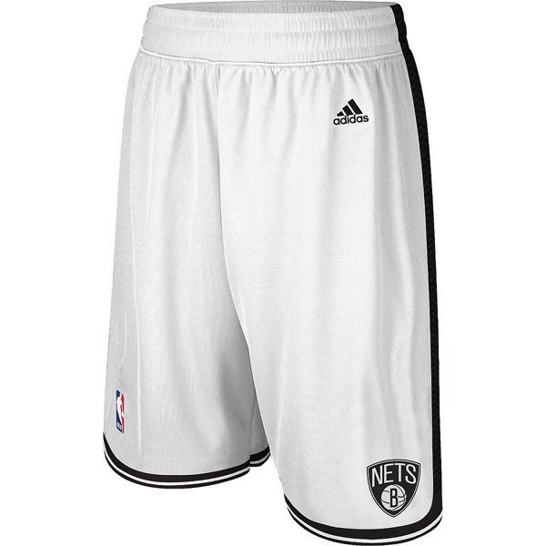 Brooklyn Nets White Swingman Shorts