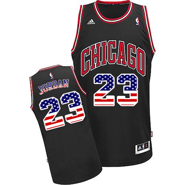 Chicago Bulls #23 Michael Jordan 2015 American flag Special Editon Jersey