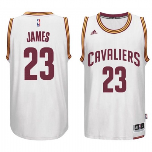 Cleveland Cavaliers #23 LeBron James 2014 15 New Swingman Home White Jersey