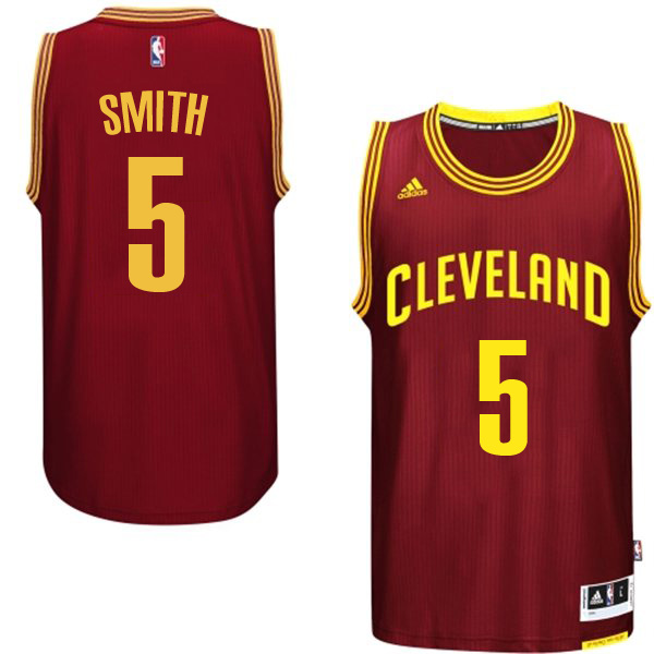 Cleveland Cavaliers #5 JR Smith 2014 15 New Swingman Road Garnet Jersey