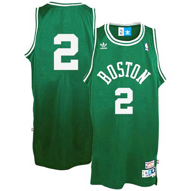 Boston Celtics #2 Red Auerbach Hardwood Classics Soul Swingman Throwback Green Jersey