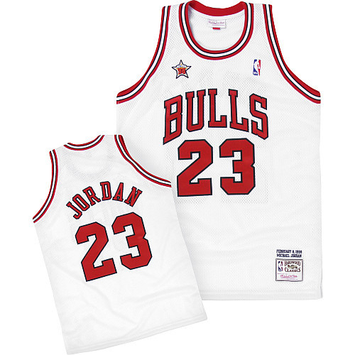Mitchell & Ness Chicago Bulls Michael Jordan 1998 All Star White Jersey