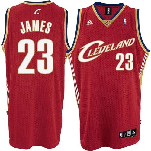 Cleveland Cavaliers #23 LeBron James Revolution 30 Swingman Road Jersey