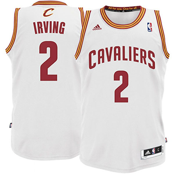 Youth Cleveland Cavaliers #2 Kyrie Irving Revolution 30 Swingman White Jersey