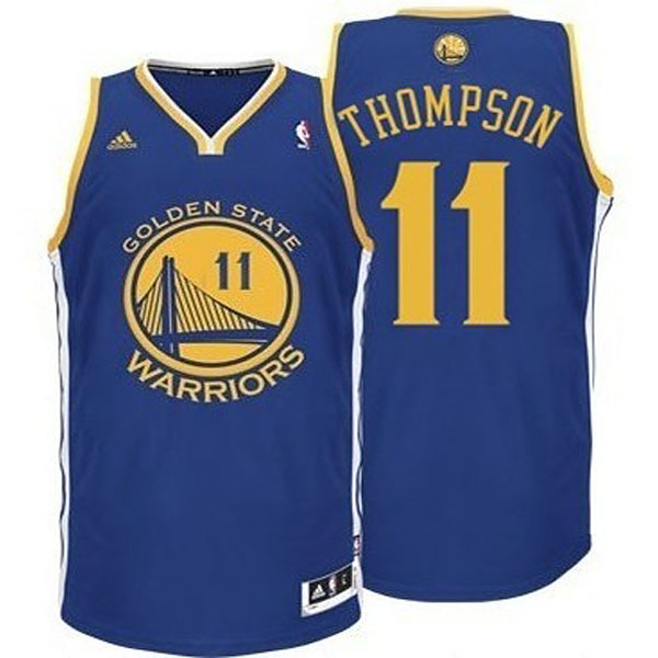 Youth Golden State Warriors #11 Klay Thompson Revolution 30 Swingman Road Jersey