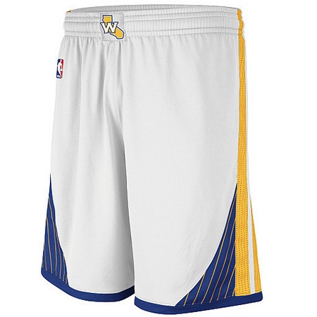 Golden State Warriors Home White Swingman Shorts
