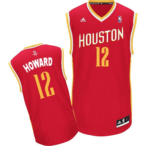 Houston Rockets #12 Dwight Howard Revolution 30 Swingman Alternate Red Jersey