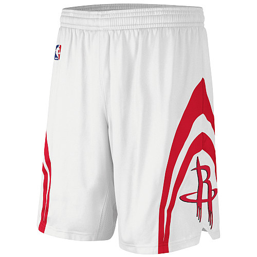 Houston Rockets Revolution 30 Swingman White Shorts