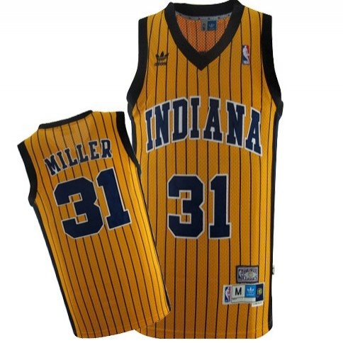 Indiana Pacers #31 Reggie Miller Soul Swingman Road Jersey