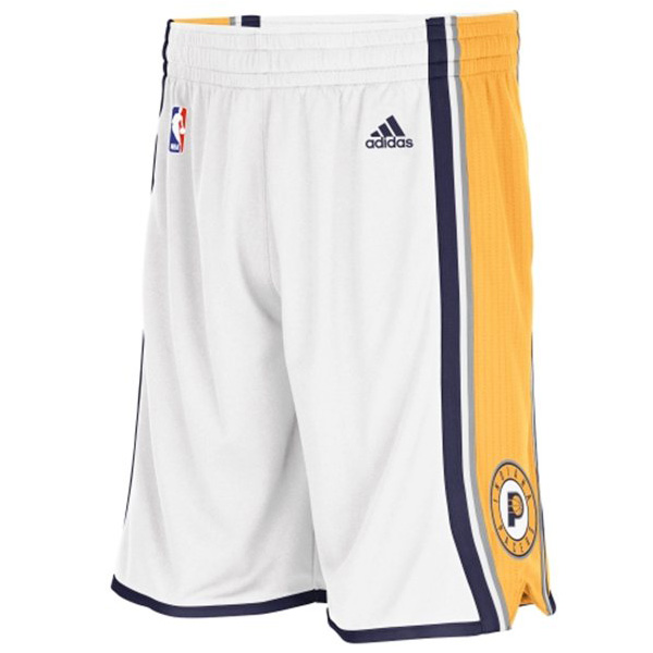 Indiana Pacers White Swingman Shorts