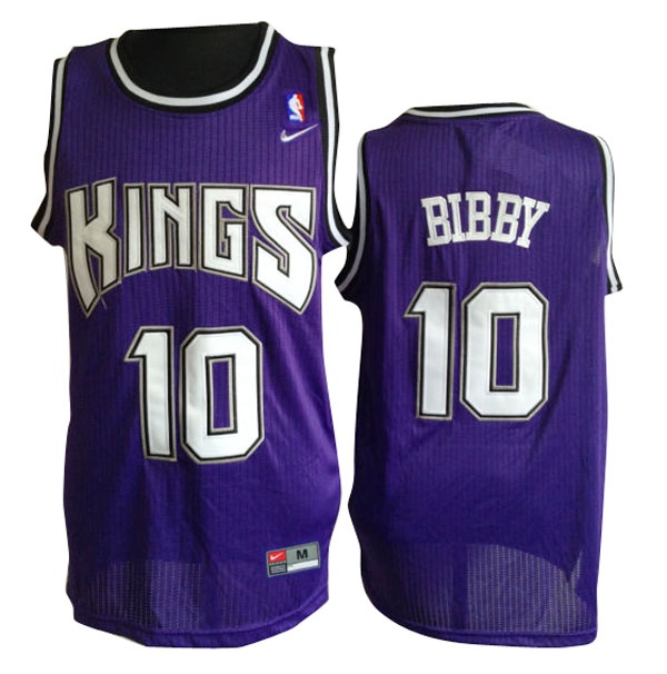Sacramento Kings #10 Mike Bibby Swingman Purple Jersey