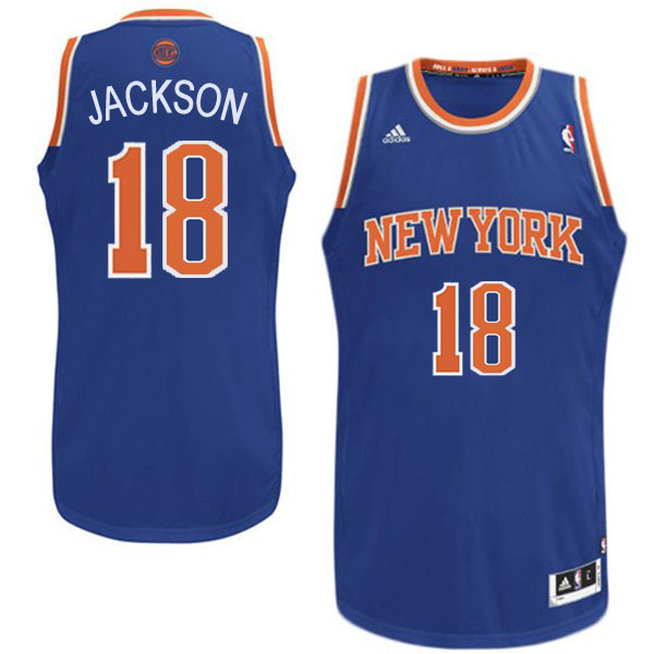 Philip Jackson Jersey New York Knicks #18 Revolution 30 Swingman Royal Blue Jersey