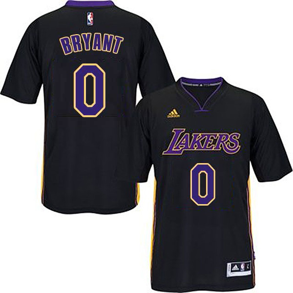 Los Angeles Lakers #0 Nick Young 2014 15 Pride New Swingman Black Short Sleeve