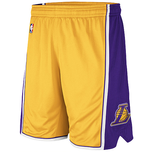 Los Angeles Lakers Yellow Swingman Shorts