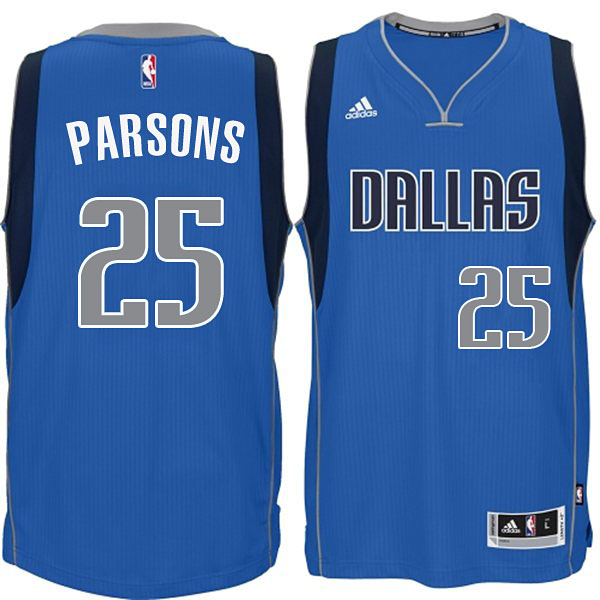 Dallas Mavericks #25 Chandler Parsons Swingman Road Royal Blue Jersey