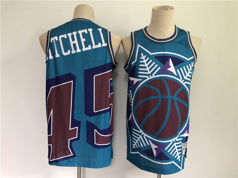 men's donovan mitchell teal big face 2.0 jersey