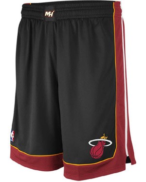 Miami Heat Black Swingman Shorts