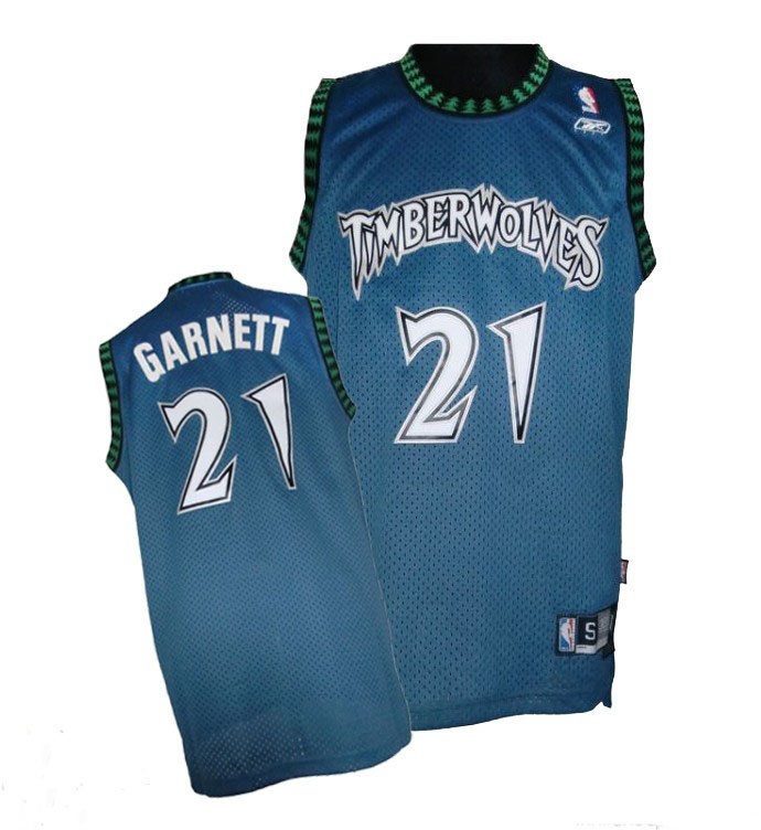 Minnesota Timberwolves #21 Kevin Garnett Soul Swingman Blue Jersey