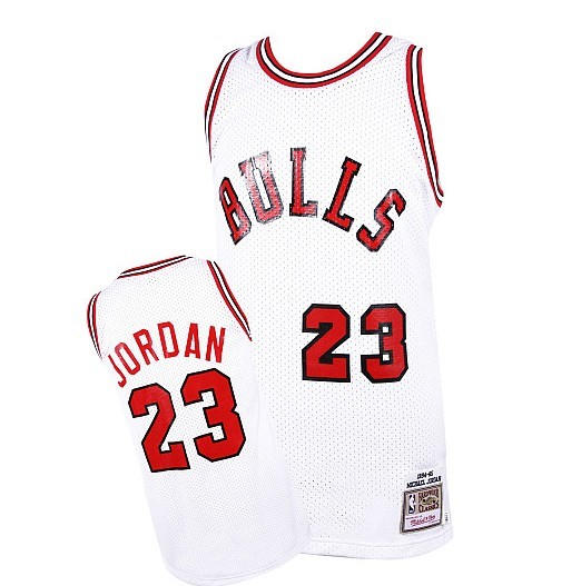 Mitchell & Ness Chicago Bulls Michael Jordan 1984 1985 Hardwood Classics Authentic Home Jersey
