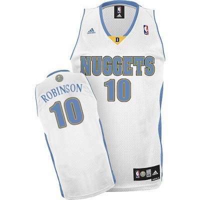 Denver Nuggets #10 Nate Robinson Revolution 30 Swingman White Jersey