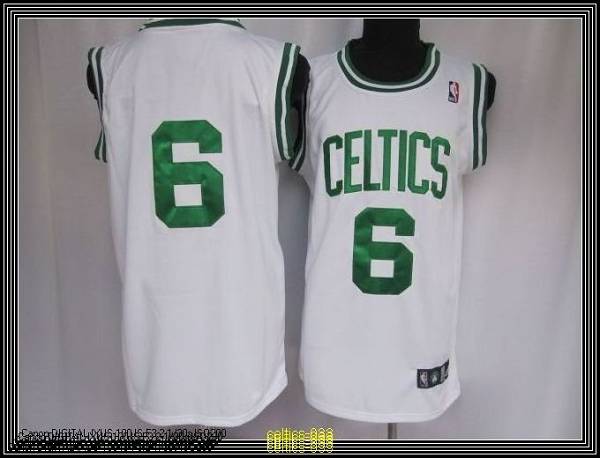 Mitchell&Ness Celtics #6 Bill Russell Stitched White Throwback jersey