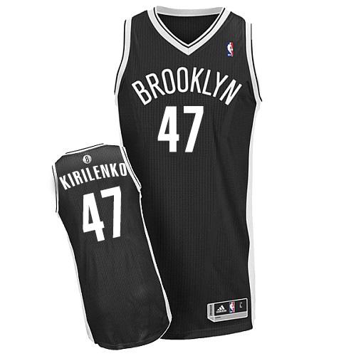 Revolution 30 Nets #47 Andrei Kirilenko Black Road Stitched NBA Jersey