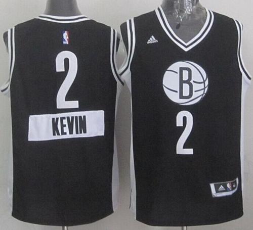Nets #2 Kevin Garnett Black 2014 15 Christmas Day Stitched NBA Jersey