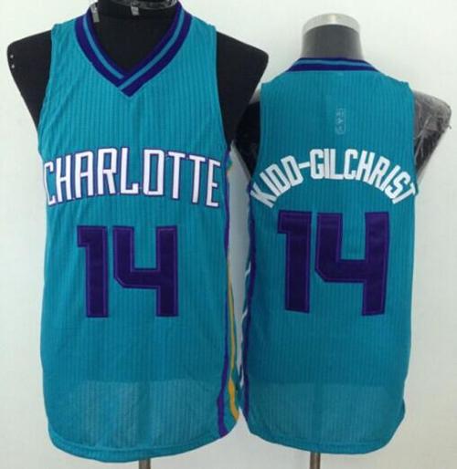 Revolution 30 Hornets #14 Michael Kidd Gilchrist Light Blue Stitched NBA Jersey