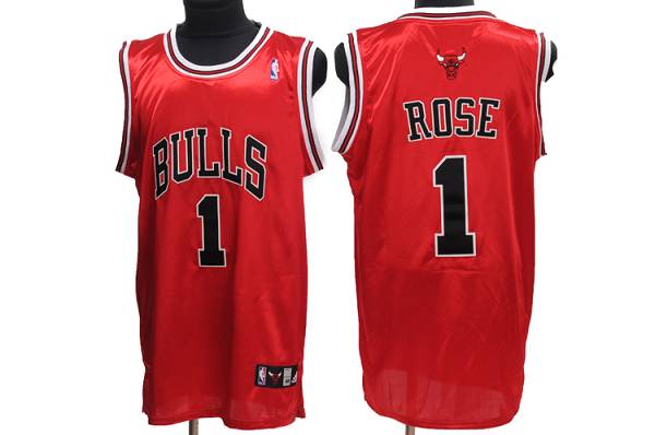 Bulls #1 Derrick Rose Stitched Red NBA Jersey