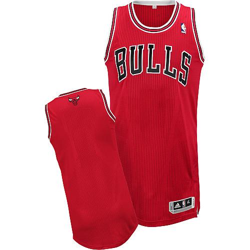 Revolution 30 Bulls Blank Red Stitched NBA Jersey