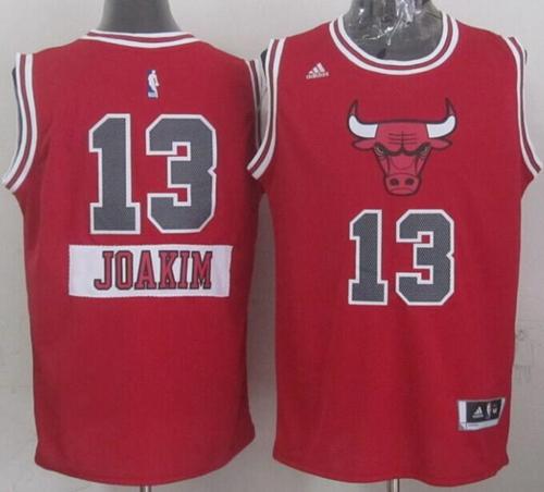 Bulls #13 Joakim Noah Red 2014 15 Christmas Day Stitched NBA Jersey